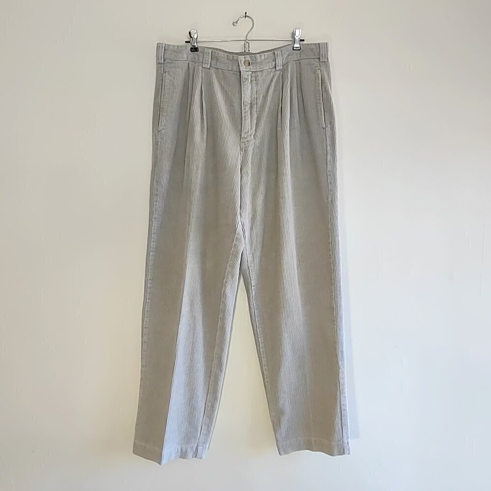 Vintage Timberland Corduroy Pleated Pants  Relaxed Fit Men's 36x32